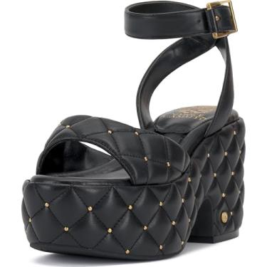 Imagem de Vince Camuto Sandália feminina Ellah Platform, Preto, 38