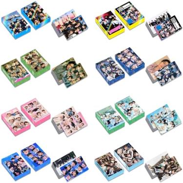 Imagem de MeiYiYou Pacote com 8/240 peças de cartões fotográficos Stray-K, cartões Stray-K Lomo, cartões comemorativos para coleção (rosa)