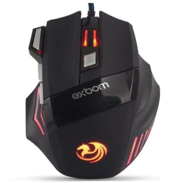 Imagem de Mouse Gamer Optico Usb 3200Dpi Com 7 Botões e Led Color MS-G620