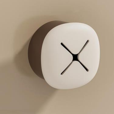 Imagem de Ganchos de toalha redondos para pendurar toalhas de mão e panos de prato (branco leitoso)