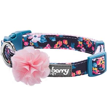 Imagem de Coleção Blueberry Pet 10+ Padrões Feitos Bem Floral – Coleiras para Cães, Arreios, Correias, Vestidos ou BrinquedosBlueberry Pet Collar - (18"-26") Neck * 1" Wide