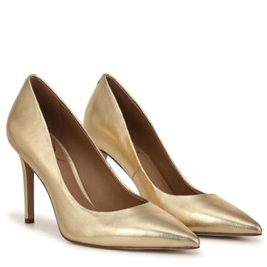 Imagem de Sam Edelman HazelPump feminino, Couro dourado âmbar, 36