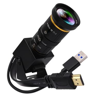 Imagem de IFWATER Câmera HDMI USB3.0 com zoom óptico de 10x, 60 fps, 4K, alta velocidade, saída simultânea H.264, webcam, plug and play, para segurança de computadores, projetor CCTV de transmissão ao vivo