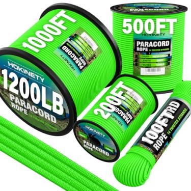 Imagem de HOKINETY Corda de paraquedas 1200 – 4,4 mm 14 fios de nylon carretel de paraquedas para cordão para acampamento ao ar livre sobrevivência tenda utilitária artesanato projetos faça você mesmo pesca