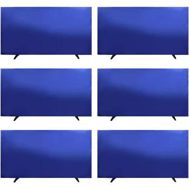 Imagem de Pacote Com 6 Barreiras De Barreira De Bola De Mesa Para Quadra De Tênis, Bloco De Fezes Portátil Para Campo De Porcos, Tela De Privacidade Reutilizável, Defletor De Trilha De Autoestudo Ind