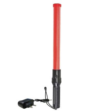 Imagem de Bastao Sinalizador Viario Recarregavel Transito Rua Estacionamento Sinalizaçao Obra Flanelinha Frentista Manobrista