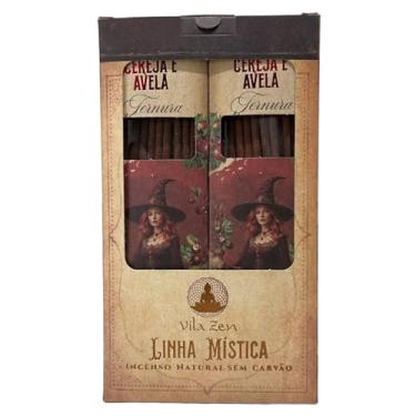 Imagem de Incenso Linha Mística 0% Carvão Cereja e Avelã 12Cxs C 8 Var