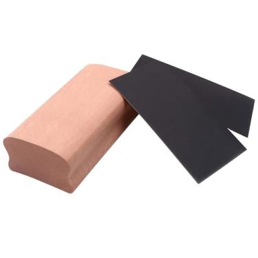 Imagem de Kit de traste de nivelamento de guitarra, bloco de lixa de madeira com lixas 2, design ergonômico, ideal para manutenção de guitarras e luthiers