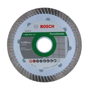 Imagem de Disco De Corte Diamantado Turbo Bosch 105mm – Preciso E Durável, Ideal Para Porcelanato...