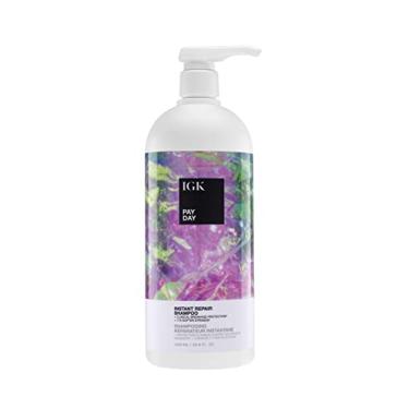 Imagem de IGK PAY DAY Instant Repair Shampoo Litro | Bond-Building + Reparação de Danos | Vegano + Livre de Crueldade | 1000 ml