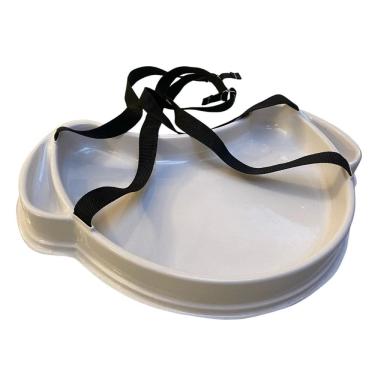 Imagem de Bandeja Degustação Meia Lua Com Alça Na Cor Preta