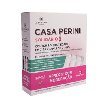 Imagem de Box Vinho Solidário Casa Perini 3x750ml