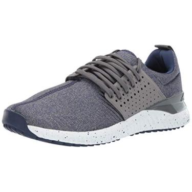Imagem de adidas Sapato de golfe masculino Adicross Bounce, Azul escuro/cinza quatro/ferro metálico, 7.5