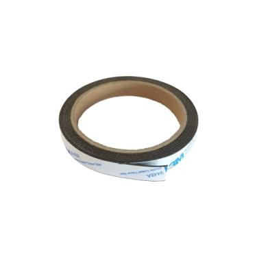 Imagem de AplysiaTech Tira magnética flexível de neodímio de 2,5 cm de largura, fita magnética de borracha com autoadesivo 3M (152 cm), rolo de tiras de fita magnética com suporte adesivo 3M, fita adesiva