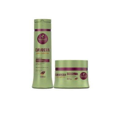 Imagem de Kit haskell bananeira shampoo e mascara 300ml