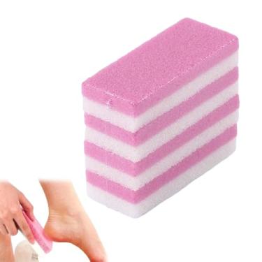 Imagem de Pedra-pomes de esponja de 1/2/4 peças - removedor e esfregão de calos e pele dura, ferramenta esfoliante de pedicure unissex para cuidados com os pés, modelando pés bonitos (4 peças)