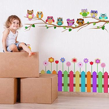 Imagem de Adesivo de Parede Jardim das Corujas (Direita para Esquerda)