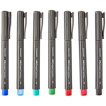 Imagem de Caneta Ponta Média, Faber-Castell, Supersoft Pen, BPSS/DI70ZF, 1.0mm, Display com 70 unidades, Multicor