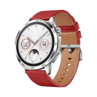 Imagem de Pulseira De Couro Para Huami AMAZFIT BALANCE CHEETAH BIP5 GTR 4 3 pro 