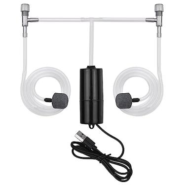 Imagem de Bomba de Ar USB para Aquário com Pedra Tubo e Fivela Suspensão Tanque Peixes Pesca