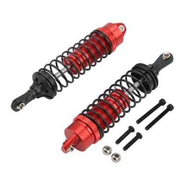 Imagem de Ainoli 2 peças de amortecedores dianteiros e traseiros para JLB 1/10 Series RC Truck Amortecedor de suspensão dianteira e traseira (Vermelha)
