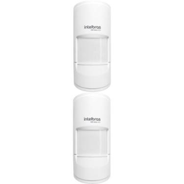 Imagem de Kit 2 Sensores Alarme Com fio Infra Pet 20 Kg IVP 5001 PET Intelbras