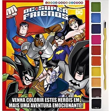 Imagem de Livro - DC Super Friends Livro para Pintar com Aquarela - On Line