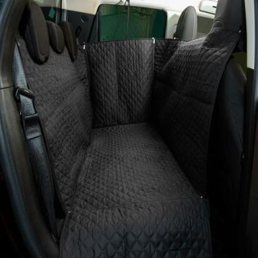 Imagem de Kit 3 peças Protetor de Banco Veicular Dianteiro e Traseiro Plus Impermeável Universal (Preto)