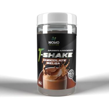 Imagem de NIObIO Nutrition T-Shake Suplemento Alimentar em Pó, Sabor Baunilha, 18g de Proteínas, 420g, 30 Porções, com Vitaminas e Minerais (Chocolate Belga)