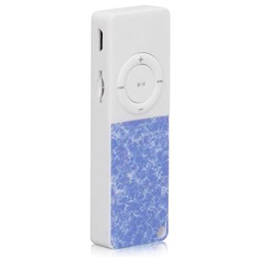 Imagem de Akozon Leitor de MP3 Slim Classic - Leitor de Música Portátil HiFi Sem Perdas Com Suporte Expansível de 64 GB, Design Leve para Fácil Transporte (Azul)