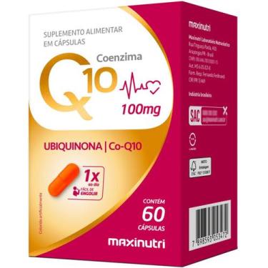 Imagem de Coenzima Q10 Gold Ubiquinona 100mg 60 cápsulas Maxinutri