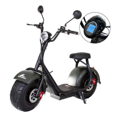 Imagem de Scooter Elétrica WeHawk X7 1000W  Dispensa CNH e Emplacamento, Verde, 