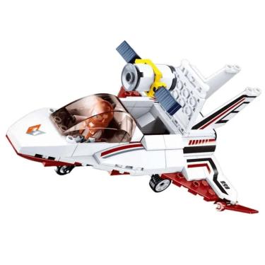 Imagem de Blocos de Montar Cubic Veículo Interplanetário Saturno - 115 Peças - Multikids