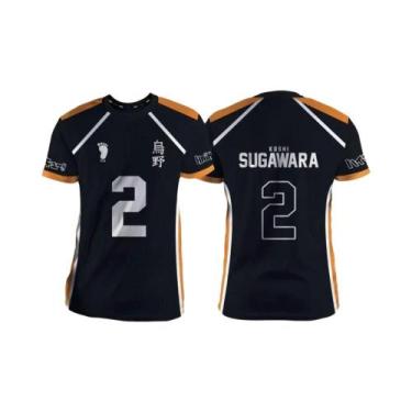 Imagem de Camiseta Unissex De Manga Curta Com Estampa De Anime Haikyuu Hinata Pa