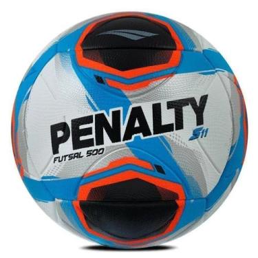 Imagem de Bola Futsal Penalty S11 R2 XXV - Azul e Laranja, Azul, Laranja, Único