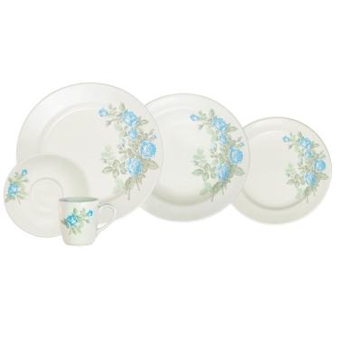 Imagem de Aparelho De Jantar 20 Peças Brisa Azul Schmidt