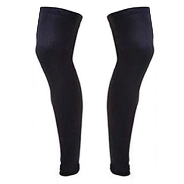 Imagem de Naroote Manga de Joelho, 1 par de Joelheira Proteção Total Respirável Confortável Elástico para Corrida (#12)