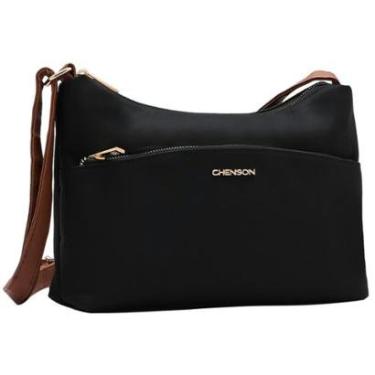 Imagem de Bolsa Chenson Feminina Transversal Nylon Microfibra 3184590-Feminino