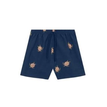 Imagem de Bermuda Infantil Menino De Tartaruga Brandili Hora Do Mergulho-Masculino