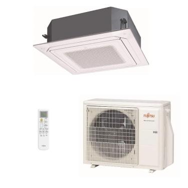 Imagem de Ar-Condicionado Split Cassete 4 Vias Inverter Fujitsu 45.000 BTUs Quente/Frio R32 220V Monofásico