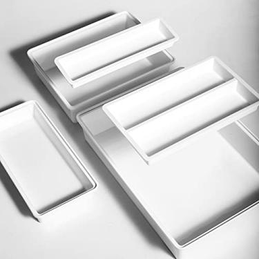 Imagem de Organizador de Armazenamento Gaveta Escrivaninha Prato Autoadesivo para Materiais Escolares Cozinha Escritório Suprimentos Design Oculto Economia Espa