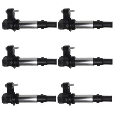 Imagem de Compatível com Opel Signum, Vectra, GTS e Turbo 2005, 2006, 2007 e 2008. Kit com 6 bobinas de ignição. Códigos de barras: 12629037 e 0221604112.