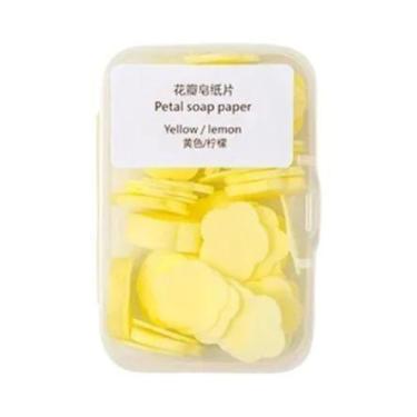 Imagem de Mini Sabonetes Descartáveis Portáteis Com Aroma De Morango Para Higien