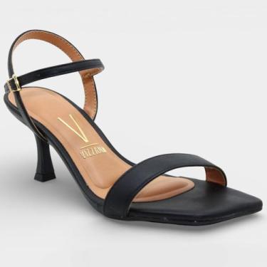 Imagem de Sandália Vizzano Salto Baixo Feminino - Preto, 37