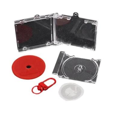 Imagem de Mini Estojo Para CD Chaveiro Porta-Chaves Álbum Comemorativo DIY Pinge