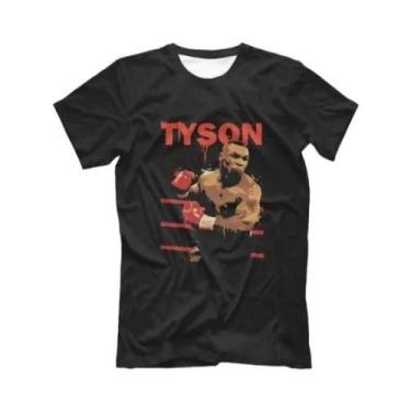 Imagem de Camiseta Masculina De Manga Curta Mike Tyson Boxing Champion Com Desig
