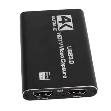 Imagem de EBTOOLS Placa de Captura de Vídeo 4K, Placa de Captura para USB 3.0 Com 5 Portas 1080P Loop Out, para Streaming, Gravação de Jogos, Reuniões On-line, Switch PC OBS