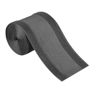 Imagem de Yosoo Protetor de Capa de Cabo de Carpete, Organizador de Cabo Fácil, Suporte de de Fio para Tapetes de Escritório de Pilha Curta 39,37x3,94in (Preta)