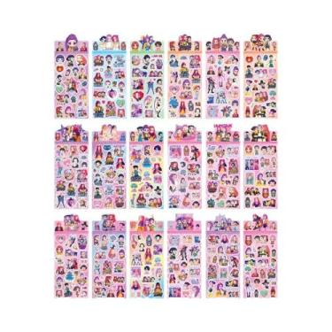 Imagem de Adesivos Kawaii À Prova d'Água De Demon Hunters KPop Para Capas De Tel