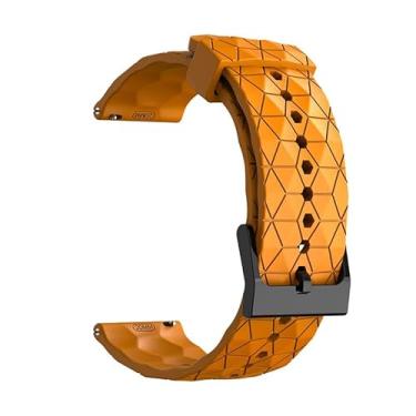 Imagem de MURVE Pulseira esportiva de 20 mm e 22 mm para Samsung Galaxy Watch 5/4 40 de 44 mm Classic 42 de 46 mm Active 2 para Forerunner 265/255/245/645/754/735/945/955 (amarelo, 20 mm)